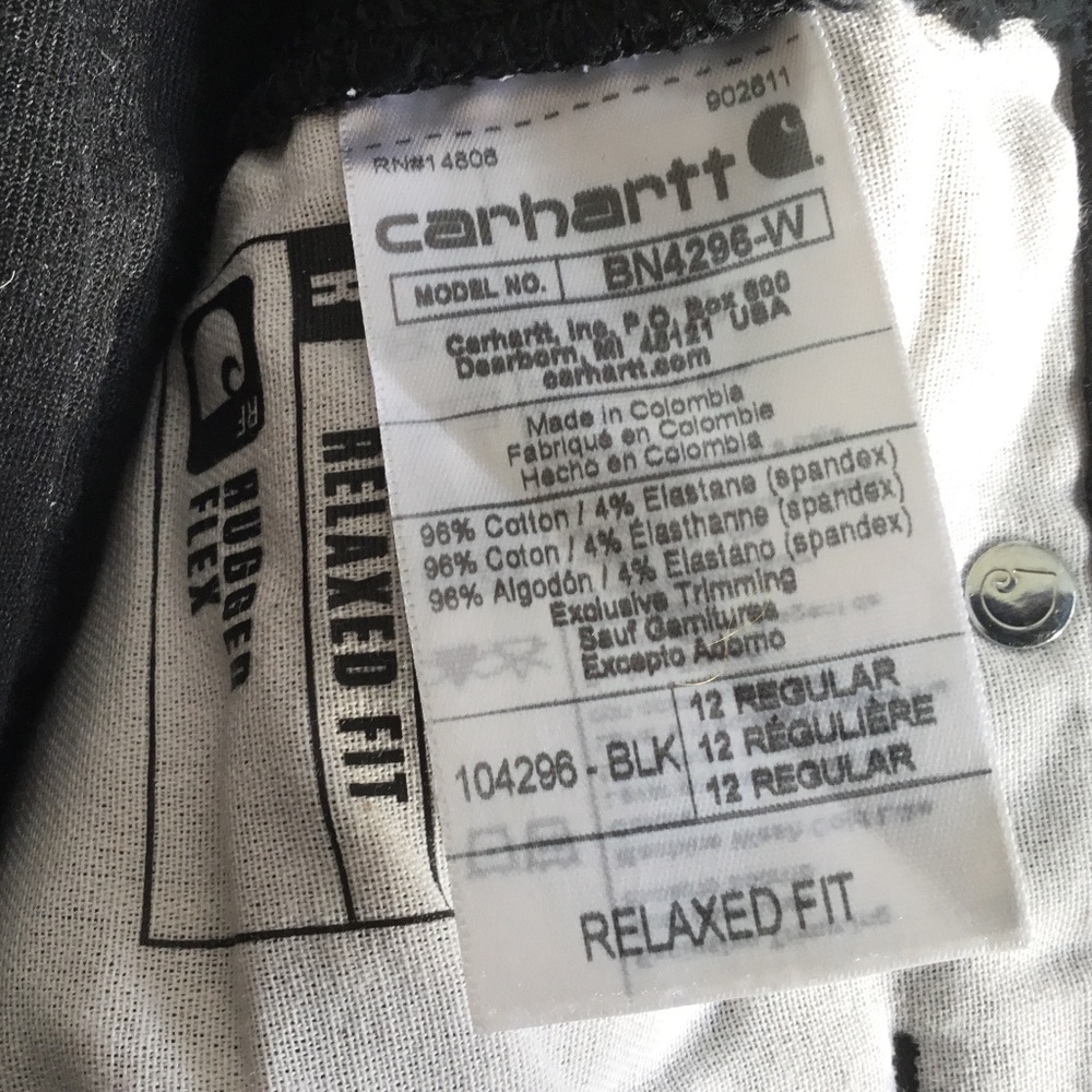 Carhartt Rugged Flex Relaxed Fit Twill Work Pants BN4296 - Picture 5 of 11